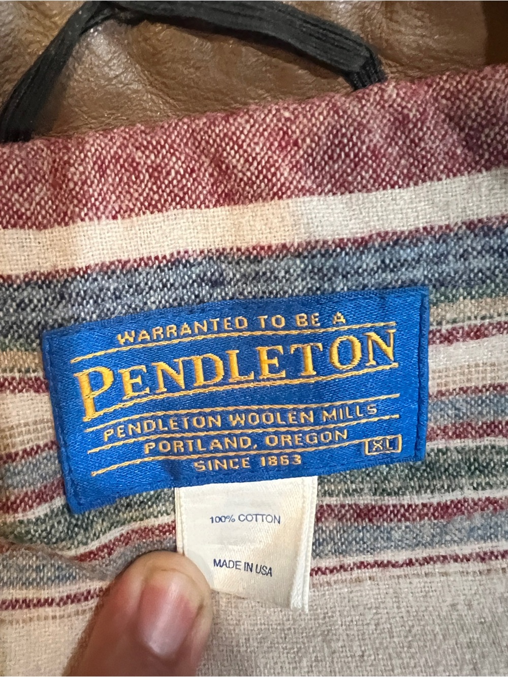 Pendleton Tan Field Jacket - Picture 4 of 15